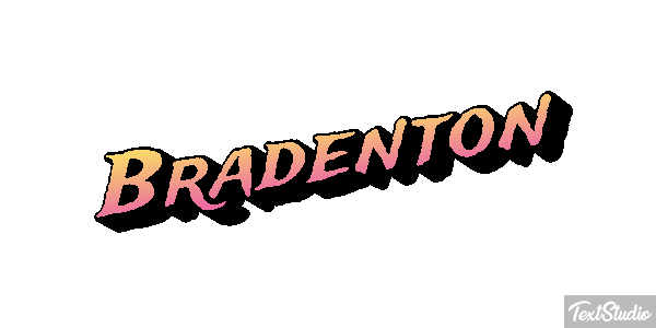 Bradenton Text effect