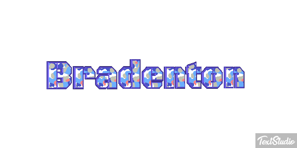 Bradenton Text effect