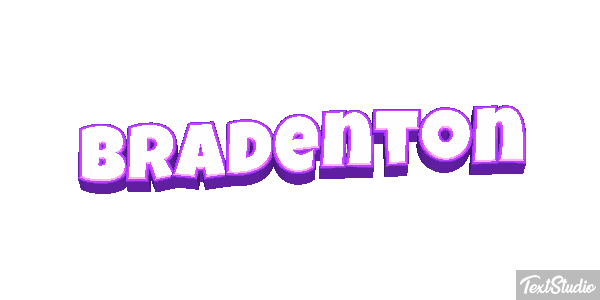 Bradenton Text effect
