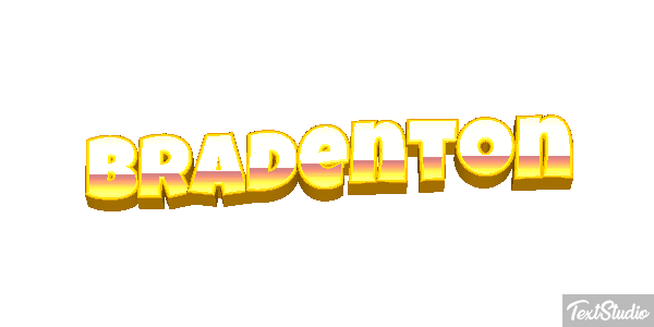 Bradenton Text effect