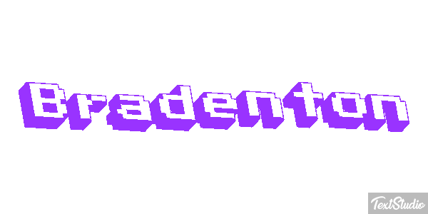 Bradenton Text effect