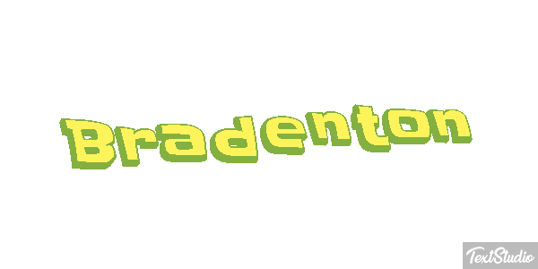 Bradenton Text effect
