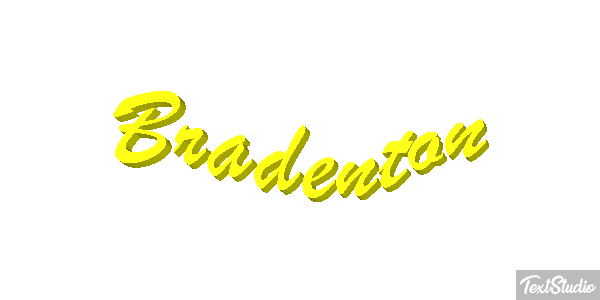Bradenton Text effect