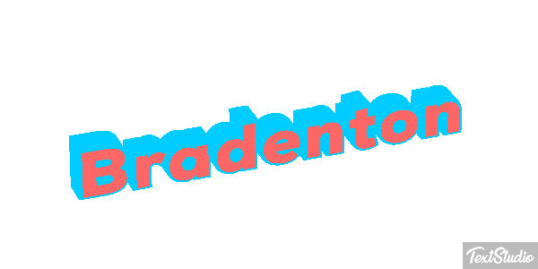 Bradenton Text effect