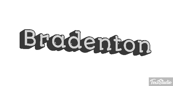 Bradenton Text effect