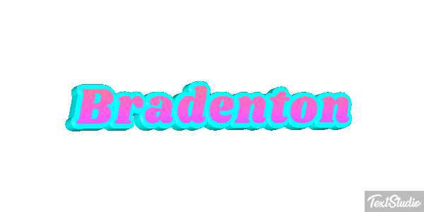 Bradenton Text effect
