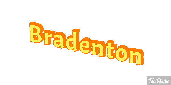 Bradenton Text effect