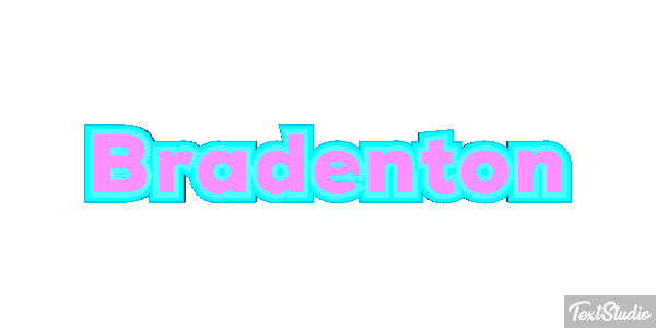 Bradenton Text effect