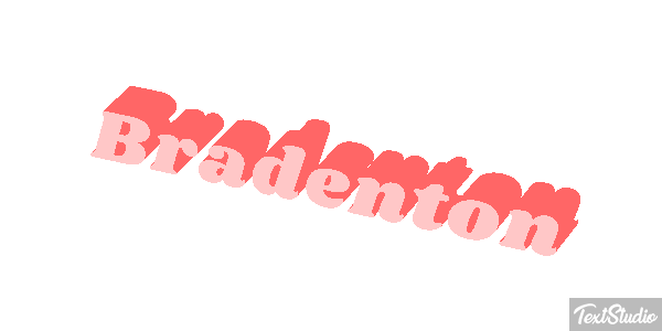 Bradenton Text effect