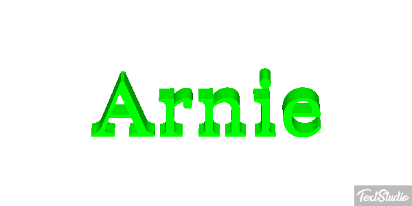Arnie Effetto testo