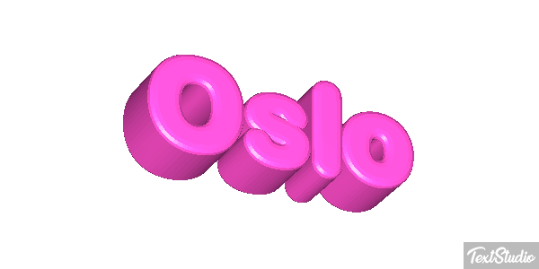 Oslo Text effect