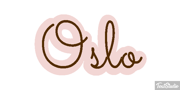 Oslo Text effect
