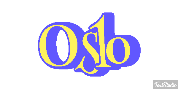 Oslo Text effect