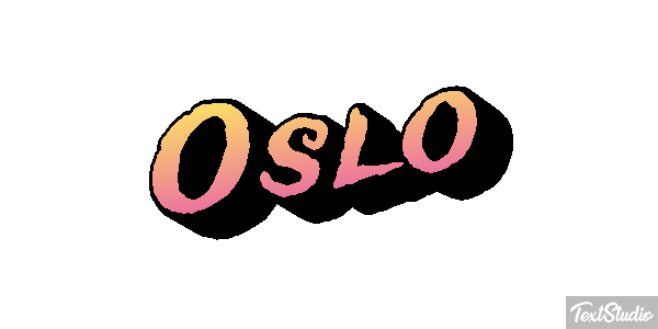 Oslo Text effect