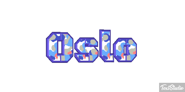 Oslo Text effect
