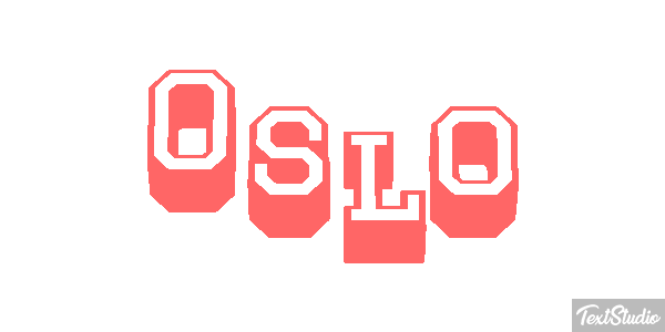 Oslo Text effect