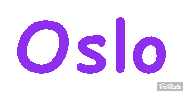 Oslo Text effect