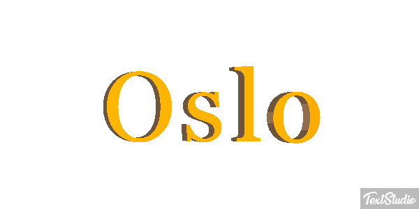 Oslo Text effect