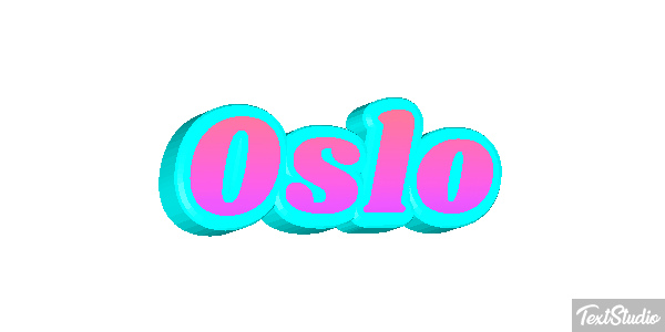 Oslo Text effect