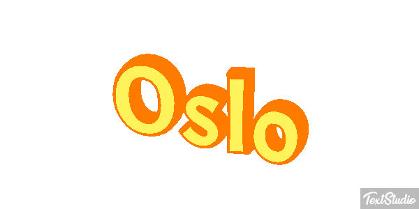 Oslo Text effect
