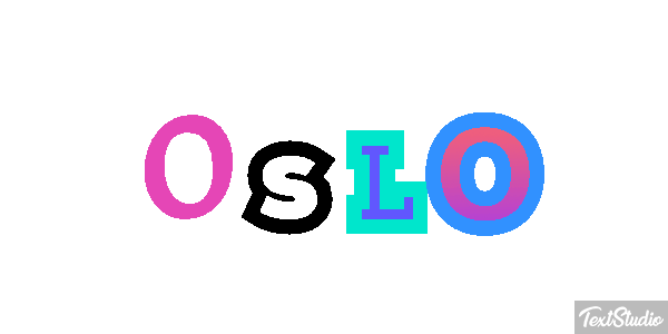 Oslo Text effect