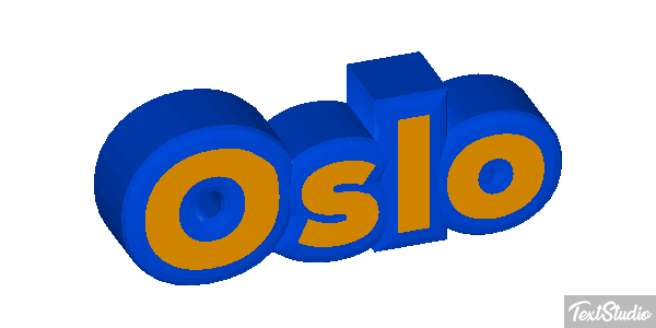 Oslo Text effect