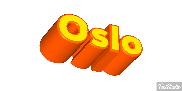 Oslo Text effect
