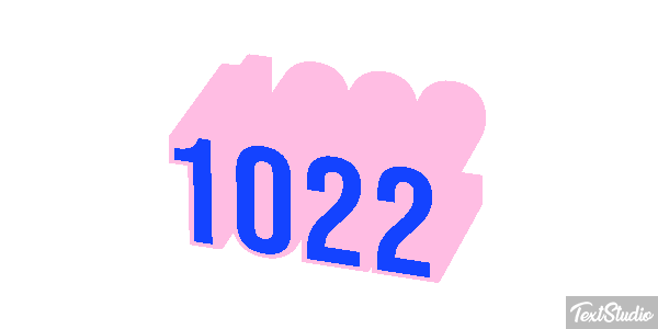 1022 Text effect