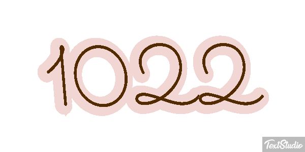 1022 Text effect