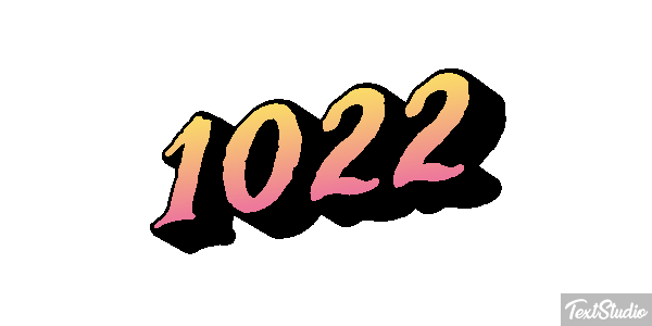 1022 Text effect