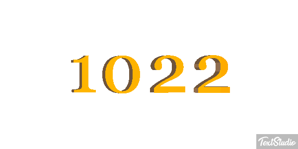 1022 Text effect
