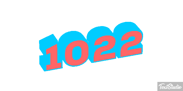 1022 Text effect