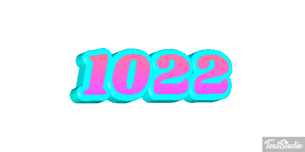 1022 Text effect