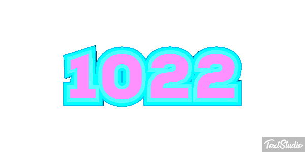 1022 Text effect