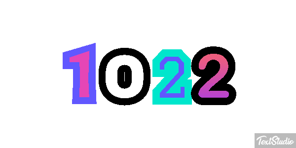 1022 Text effect