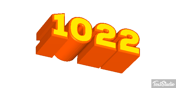 1022 Text effect