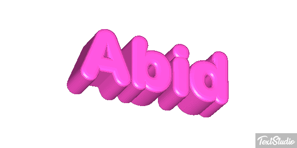 Abid Text effect