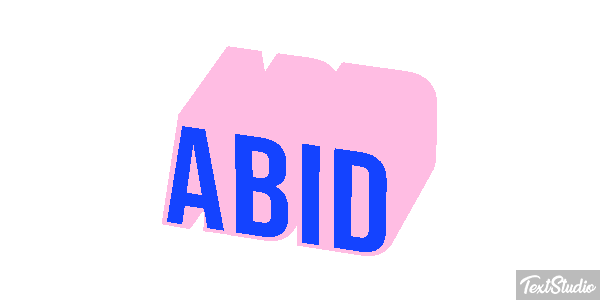 Abid Text effect