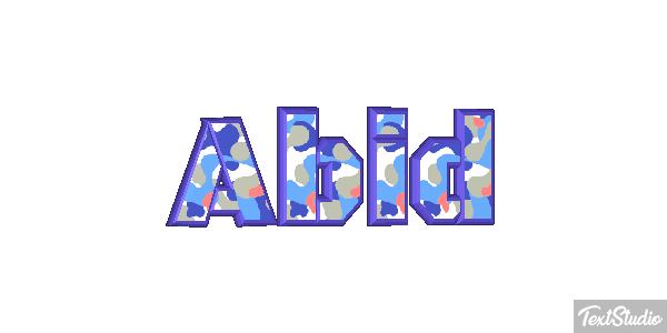 Abid Text effect