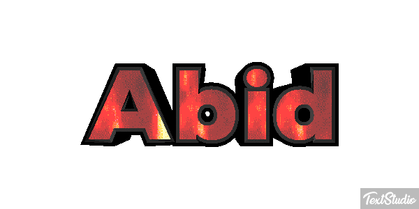 Abid Text effect