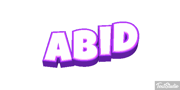 Abid Text effect