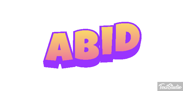 Abid Text effect
