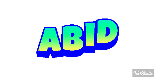 Abid Text effect