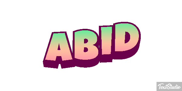 Abid Text effect