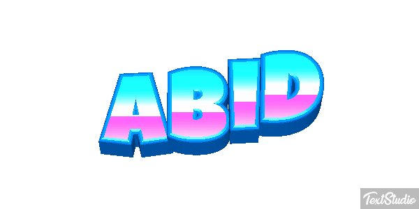 Abid Text effect