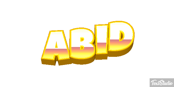 Abid Text effect