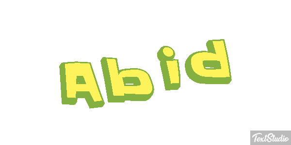 Abid Text effect