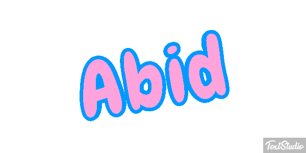 Abid Text effect