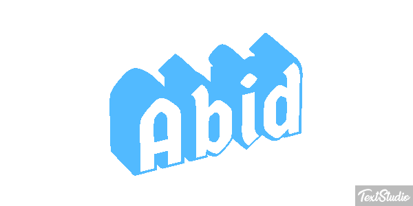 Abid Text effect