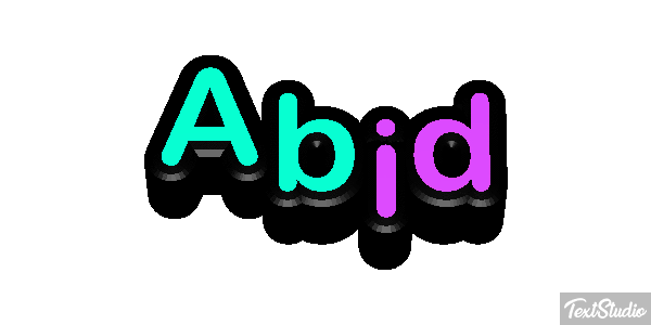 Abid Text effect